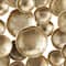 Gold Aluminum Modern Wall Decor, 43" x 4" x 29"